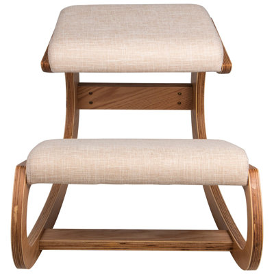 Ergonomic Kneeling Chair Heavy Duty Better Posture Kneeling Stool Office Chair Home For Body Shaping Relieveing Stress Meditation Desk Computer Kneeli by Brayden Studio