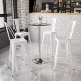 23.5'' Round Adjustable Height Table (Adjustable Range 33.5'' - 41'')