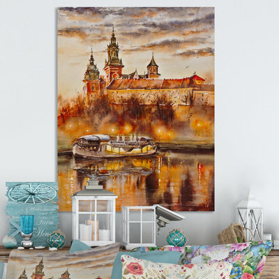 Painting Of Famous Wawel Castle  Painting Of Famous Wawel Castle