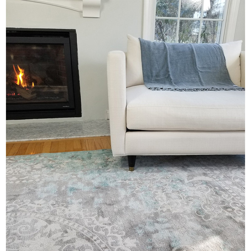 Small SW Throw Organic Turkish Cotton Stonewashed Throw, Lightweight, Lap Blanket for Couch or Sofa, 80" x 48", Denim