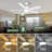 Smart Ceiling Fan With Light And Remote, 5 Dual-Sides Reversible Blades, Remote & App Control-305330929-304747188