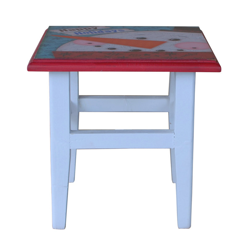 Solid Wood Accent Stool