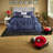 Premium Navy Tufted Bedding Sets Polyester King For Home Elegance