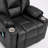 35.6" W Modern Faux Leather Power Electric Lift Assist Reclining Chair For Elderly With Massage, Heat, USB, 2 Cup Holders & Side Pocket-1873917127