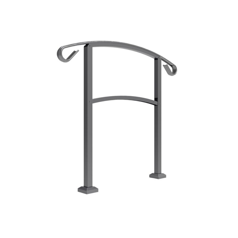 Handirail 3-Step Aluminum Rail Kit, Aged Bronze