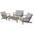 Dalary Acacia 4 - Person Patio Conversation Set-203294203