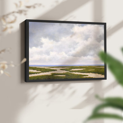Beach Dunes -Framed Print - Restickable