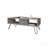 Smoke Coffe Table with 2 Shelf