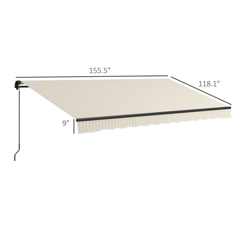 Retractable Awning, Patio Awnings, Beige