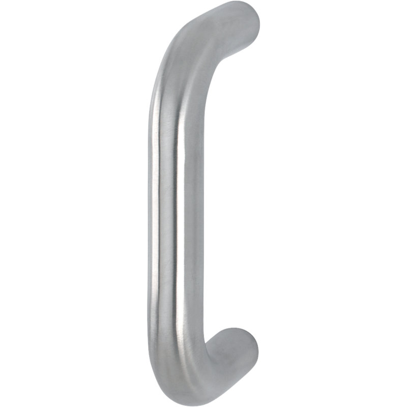 Amarey Bolt Through Fix Pull Handle, 15cm H x 2cm W x 6.6cm D, Silver