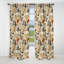 Harmonie de fleurs maison de campagne beige rétro - rideau occultant - 1 panneau-107533955
