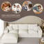 Canapé modulaire 108 po avec méridienne en forme de L, méridienne interchangeable de gauche à droite avec siège profond 108 po, canapé rembourré pour la chambre à coucher du salon, aucun assemblage requis, tissu moelleux en velours côtelé-1825131287