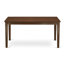 Ensemble de salle à manger 5 pièces comprenant une table de salle à manger et 4 chaises de salle à manger en tissu de polyester bourgogne, acajou-767197076-767197079-792730455
