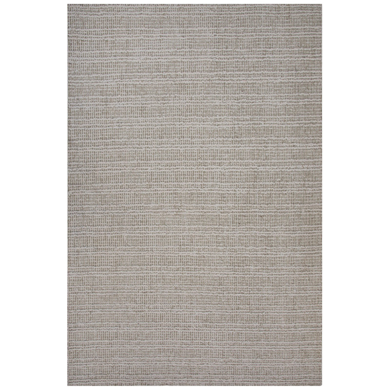 Tapis 100% laine touffeté à la main, Rectangle 7 pi 9 po x 9 pi 9 po