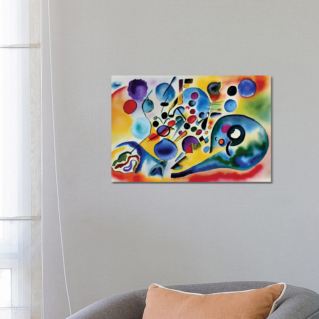 Abstrakte Malerei im Stil von Kandinsky V