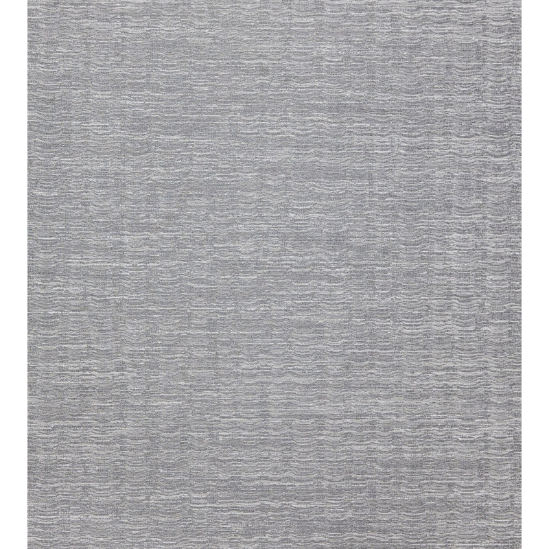 Vibration Abstract Fabric Matte Wallpaper Double Roll, Gris