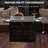 50,000 Outdoor Heating Fire Table, Propane Gas With Base And Glass Wind Guard, For Garden Patio Backyard, Radiant Pit Backyard Garden, Contemporary Style
