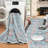 5x7 Area Rug for Living Room, Washable Vintage Printed Soft Rugs, Non Slip Low Pile Carpet for Bedroom, kitchen, Dorm Room, Blue-423714933