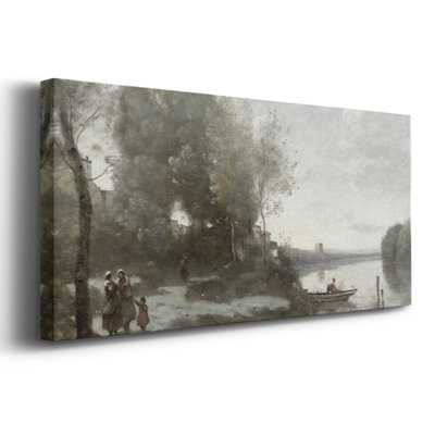 Série paysage - DLXV III - Toile tendue avec châssis - Prêt à accrocher