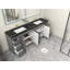 Ensemble de meuble-lavabo double 84 po Campney-797129389-797129388
