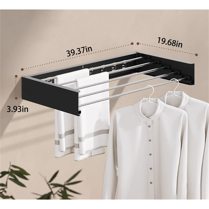 Portant rétractable Stealthfold, H 3,93 po x l 39,37 po x P 19,68 po