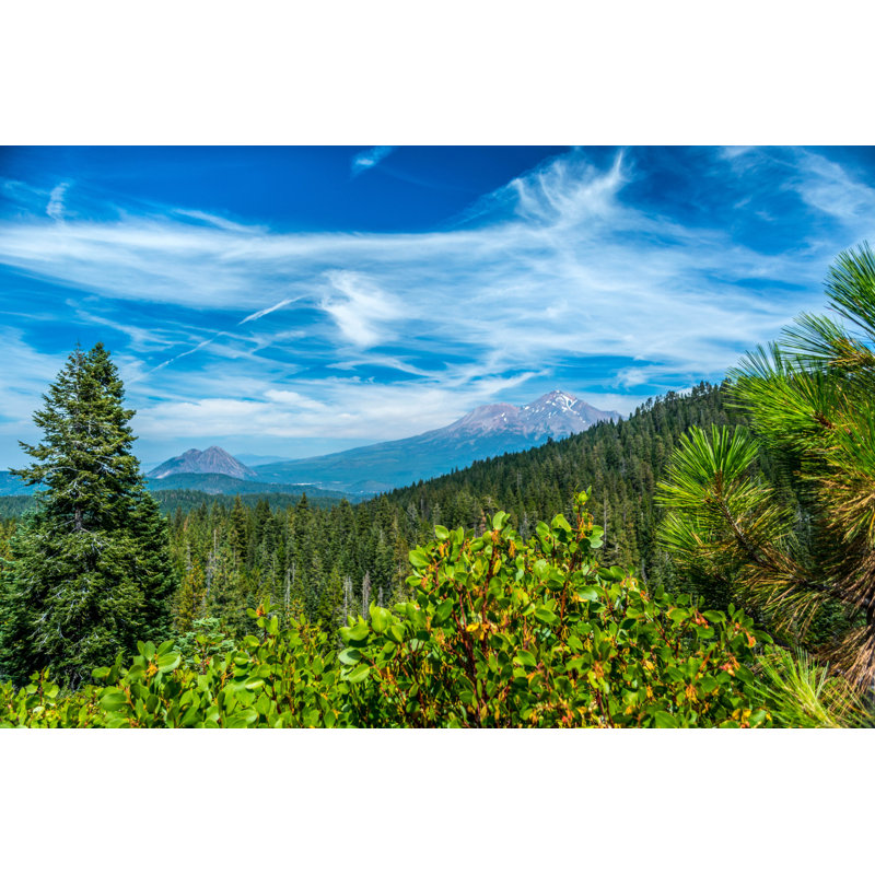 Ronco Mount Shasta by RangerRon - Wrapped Canvas Print, 20cm H x 30cm W x 3.8cm D