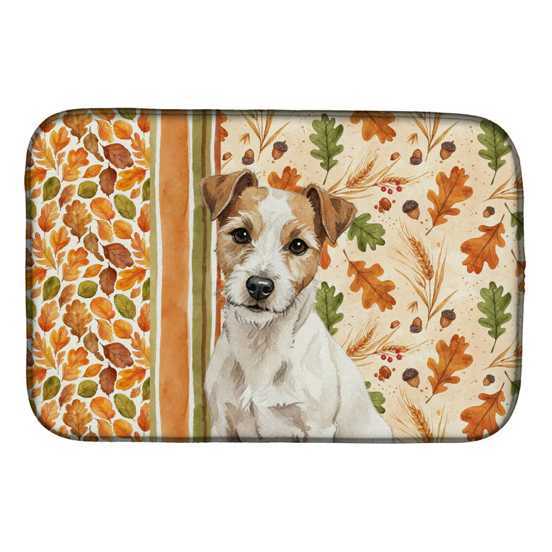 Tapis de séchage d'automne Russell Terrier