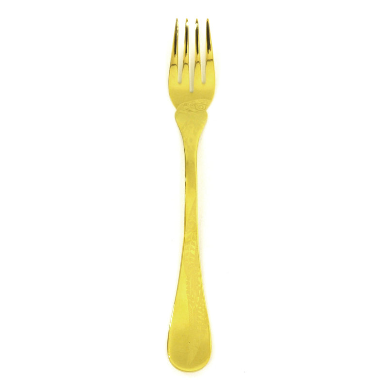 Caccia Table Fish Fork - 48 Pieces, Oro