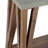 Brookside Modern Beach House Wooden Metal Concrete Coating Console Media Table With An Open Shelf-542305059