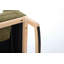 Chaise berçante avec pieds en bois massif-2099611029