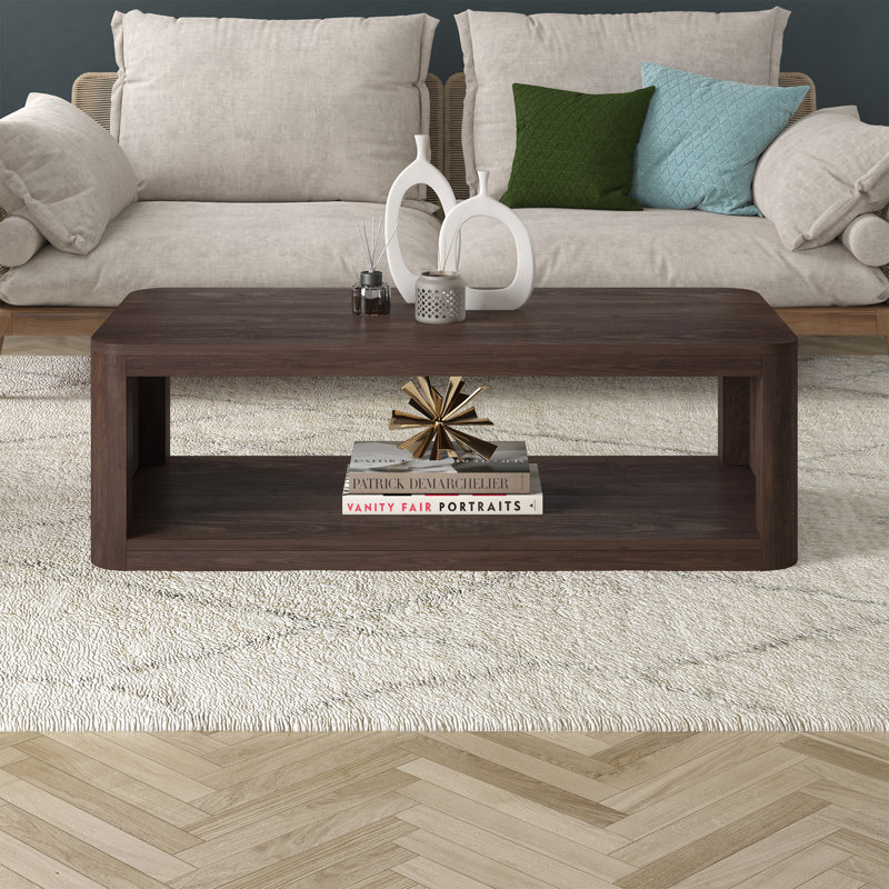 Table basse Kellan, Brun aulne