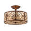 Plafonnier semi-encastré en cristal 4 lumières Classical