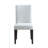 White Finish Side Chair,Set Of 2