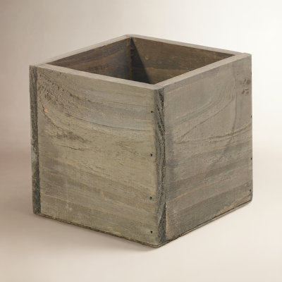 Boîte à fleurs en bois 