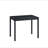 Briar Black Finish Dining Table