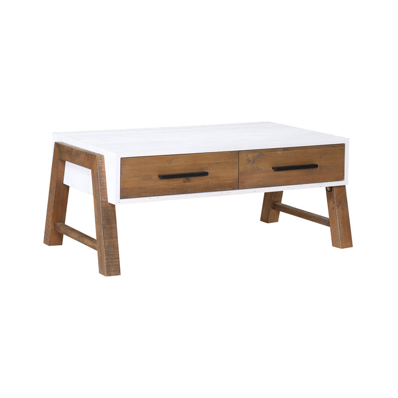 Sutere Solid Wood Four Leg Coffee Table