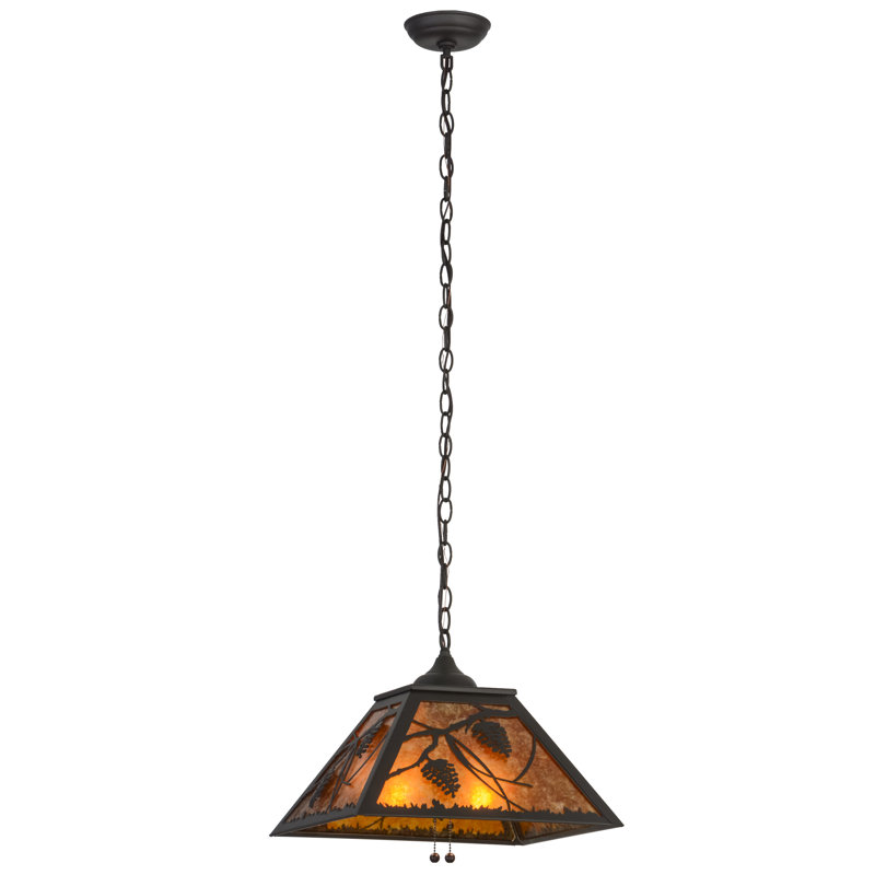 Rustic Lodge 2 - Light Pendant, Oil Rubbed Bronze