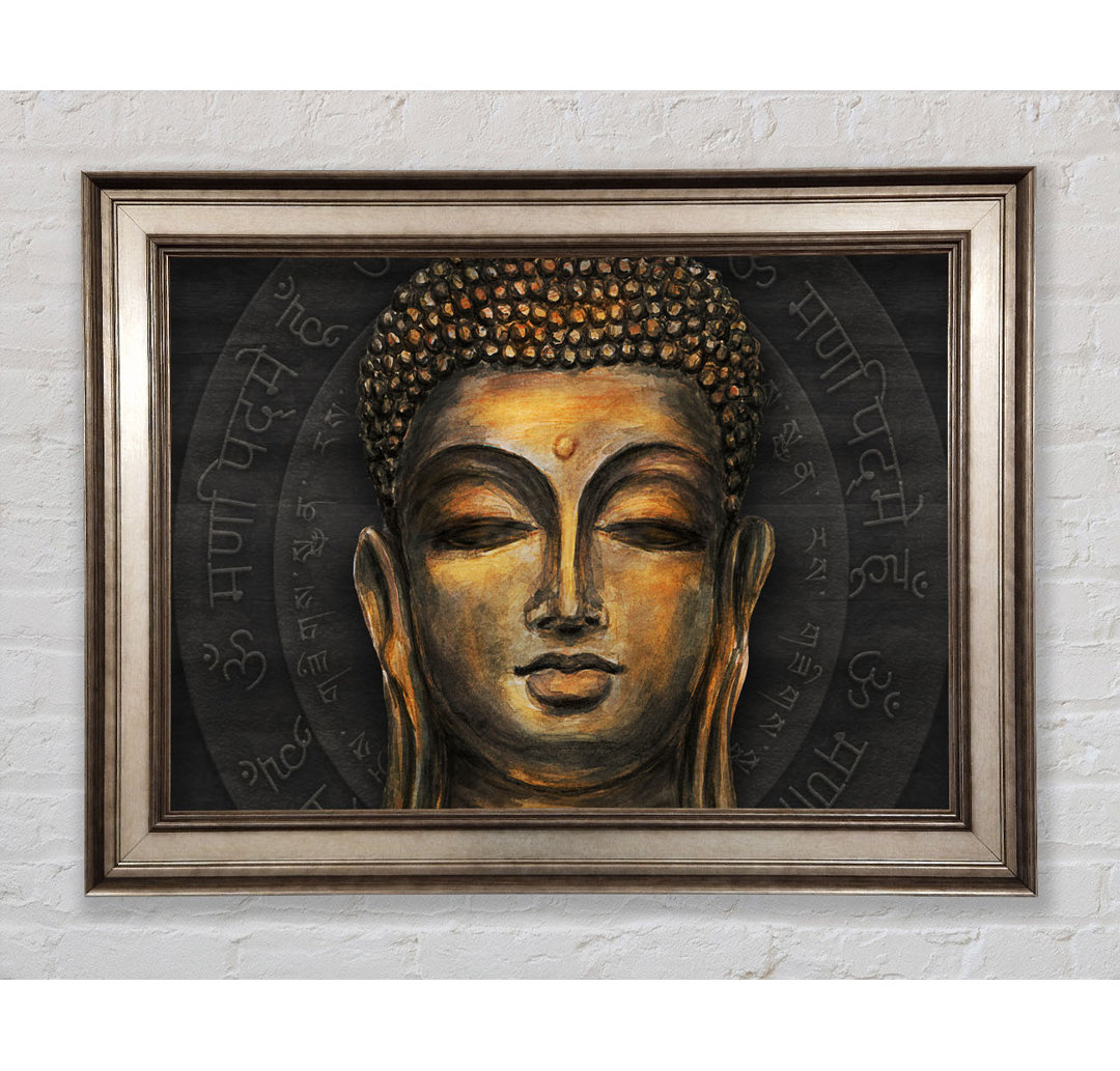 Serenity Buddha - Einzelner Bilderrahmen Kunstdrucke