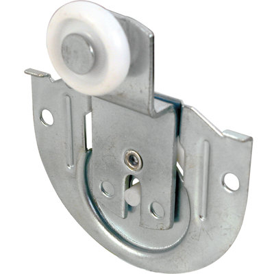 Roulettes de porte coulissante décalée de 3/8 po de porte de placard coulissante, roues de 7/8 po de diamètre, (1 paire)