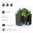 Slat Rectangular Self Watering Planter Box-93465301-93465296