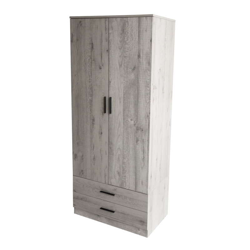 Gaimo 2 Door Manufactured Wood Wardrobe