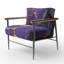 Cress - Fauteuil d'appoint rembourré en marbre-1736462453