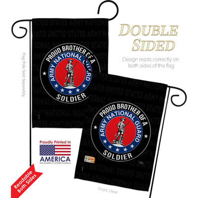 Double Sided 18.5'' H x 13'' W Polyester Flag Set