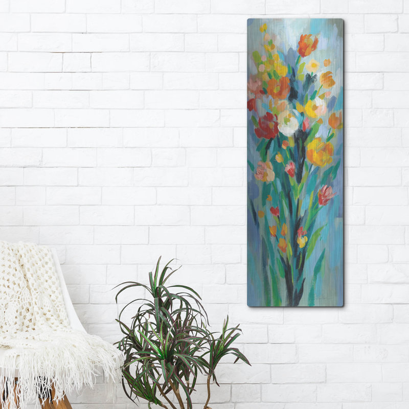 «Tall Bright Flowers II» par Silvia Vassileva, H 48 po x l 16 po