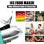 Broyeur à glace électrique 110V, machine à glace portative en acier inoxydable, machine à glace pilée avec plaque à glaçons, utilisation domestique et commerciale-110543971