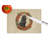 Cocker Spaniel Christmas Flowers Glass Cutting Board