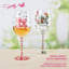 Ensemble de 2 verres à vin «Have a Holly Dolly Christmas» Holly Dolly