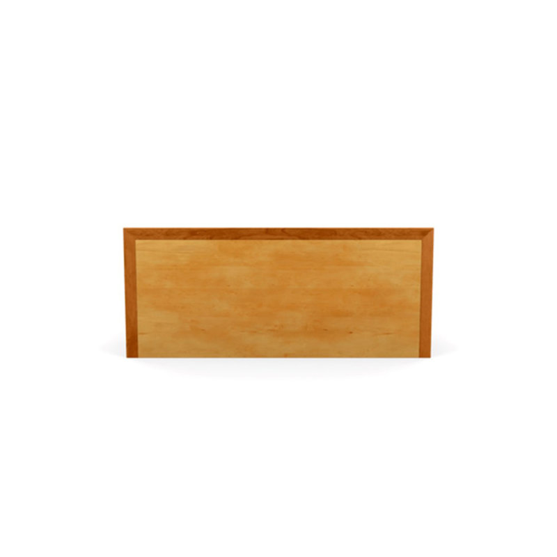 Moduluxe Solid Wood Platform Bed, Queen, Autumn Cherry, 35" H