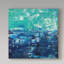 «Lithosphere Turquoise Blue» par Jurica, reproduction d'art sur toile tendue-26859552