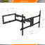 Support mural articulé d'intérieur et d'extérieur de qualité supérieure pour écrans de 32 à 75 po - mouvement complet, capacité de 132 lb, VESA 200 x 100 à 600 x 400